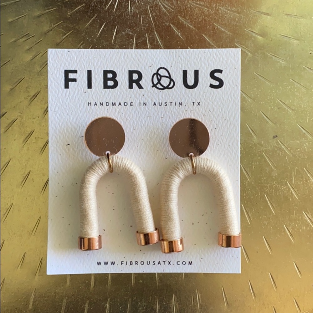 Handmade Earrings by Fibrous